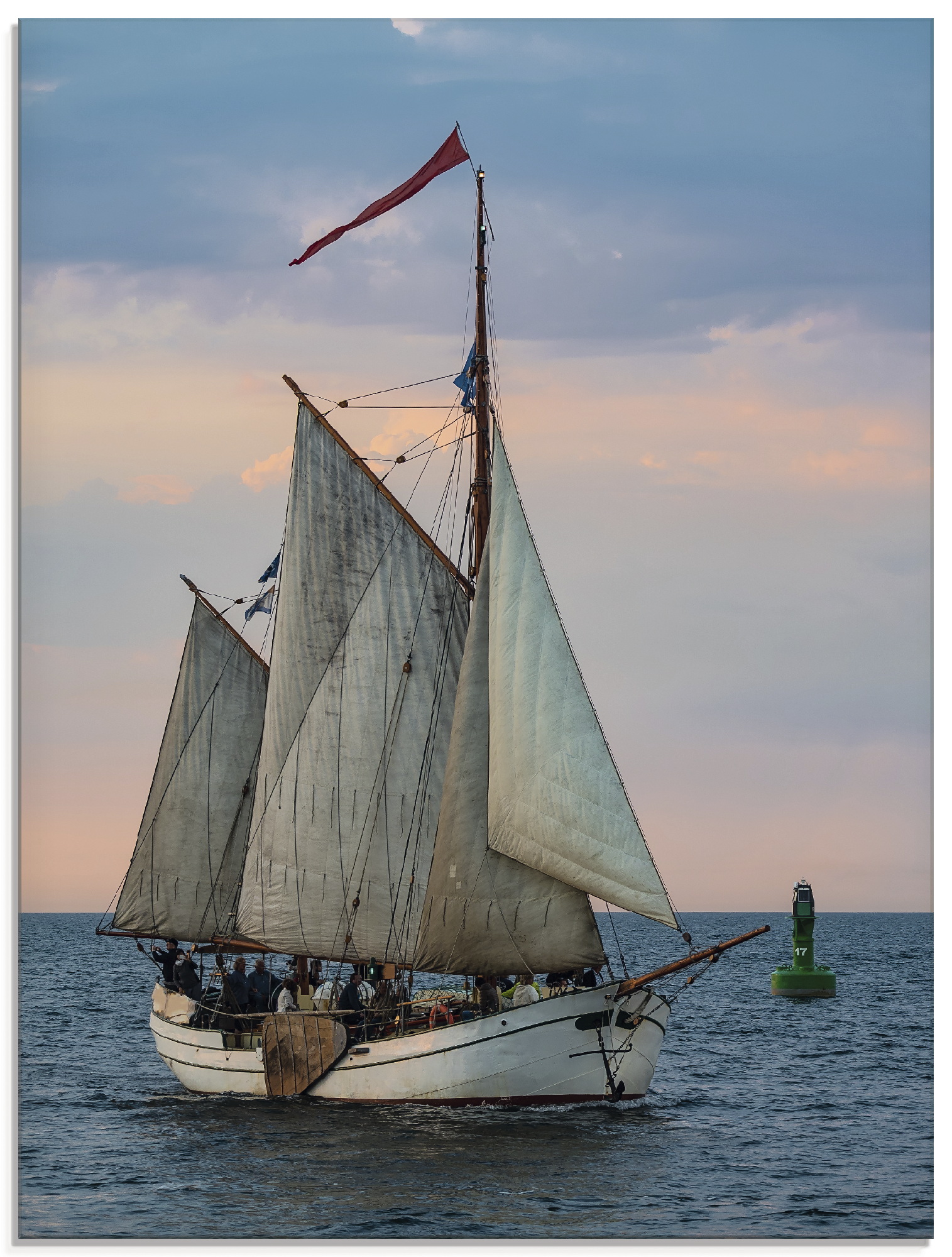 Artland Glasbild »Segelschiff Hanse Sail in Rostock III«, Boote & Schiffe, (1 St.), in verschiedenen Grössen von Artland