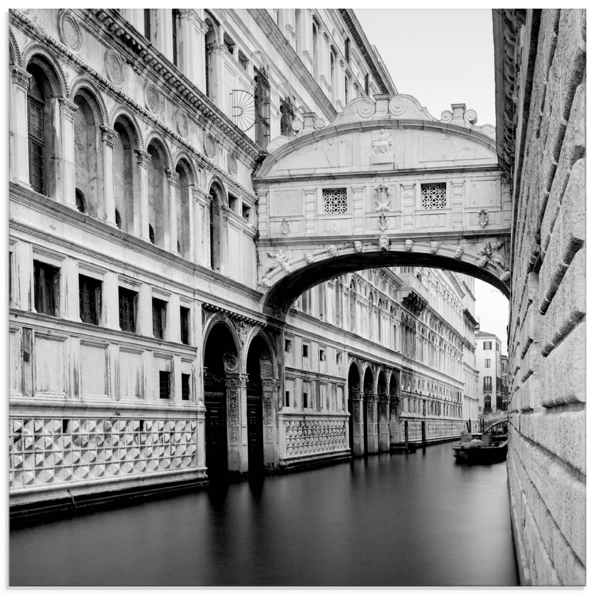 Artland Glasbild »Seufzerbrücke«, Italien, (1 St.), in verschiedenen Grössen von Artland