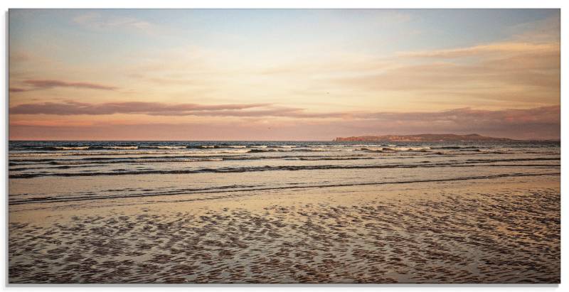 Artland Glasbild »Sonnenuntergang im Watt«, Strand, (1 St.), in verschiedenen Grössen von Artland