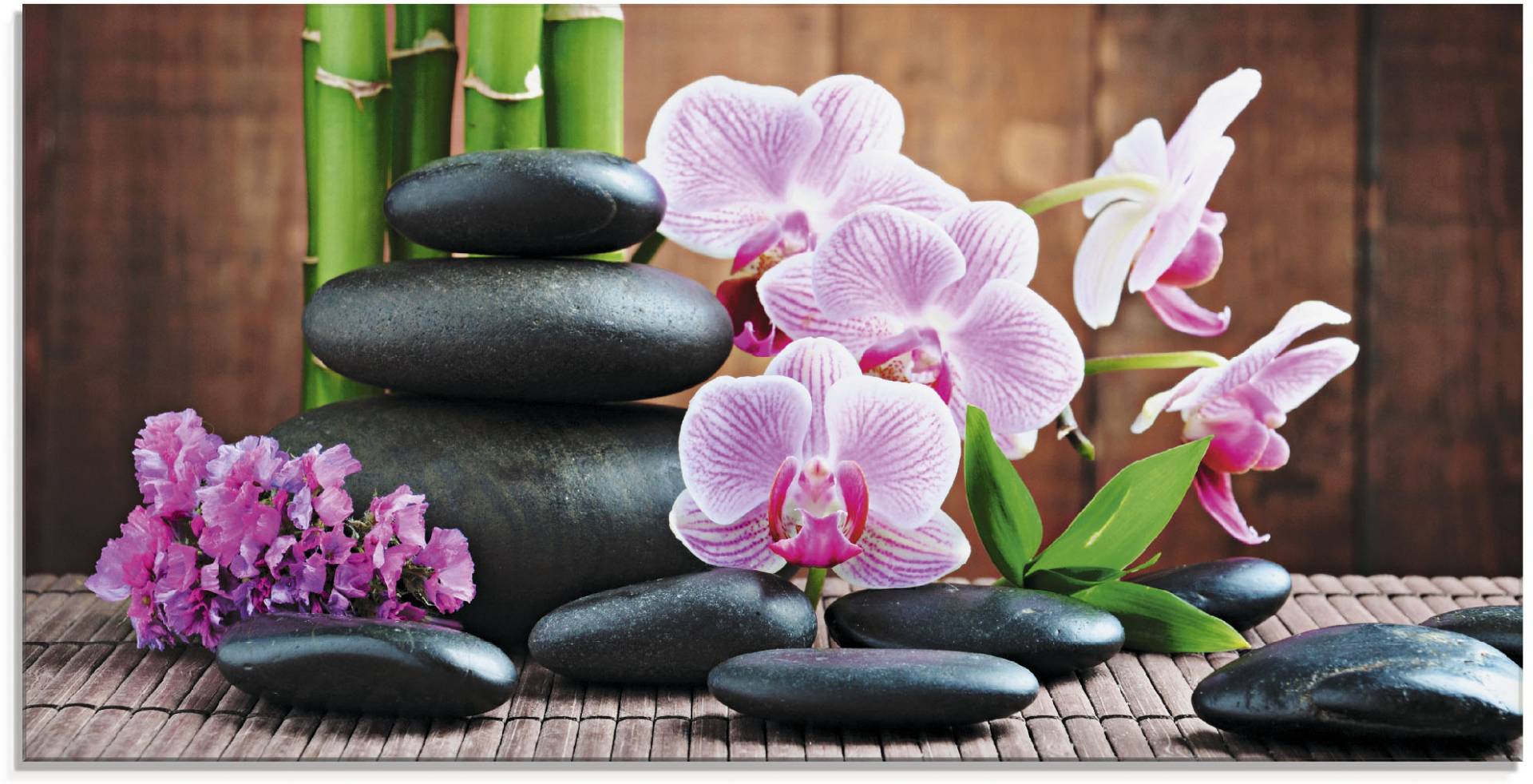 Artland Glasbild »Spa Konzept Zen Steinen Orchideen«, Zen, (1 St.), in verschiedenen Grössen Artland Glasbild »Spa Konzept Zen Steinen Orchideen«, Zen, (1 St.), in verschiedenen Grössen von Artland