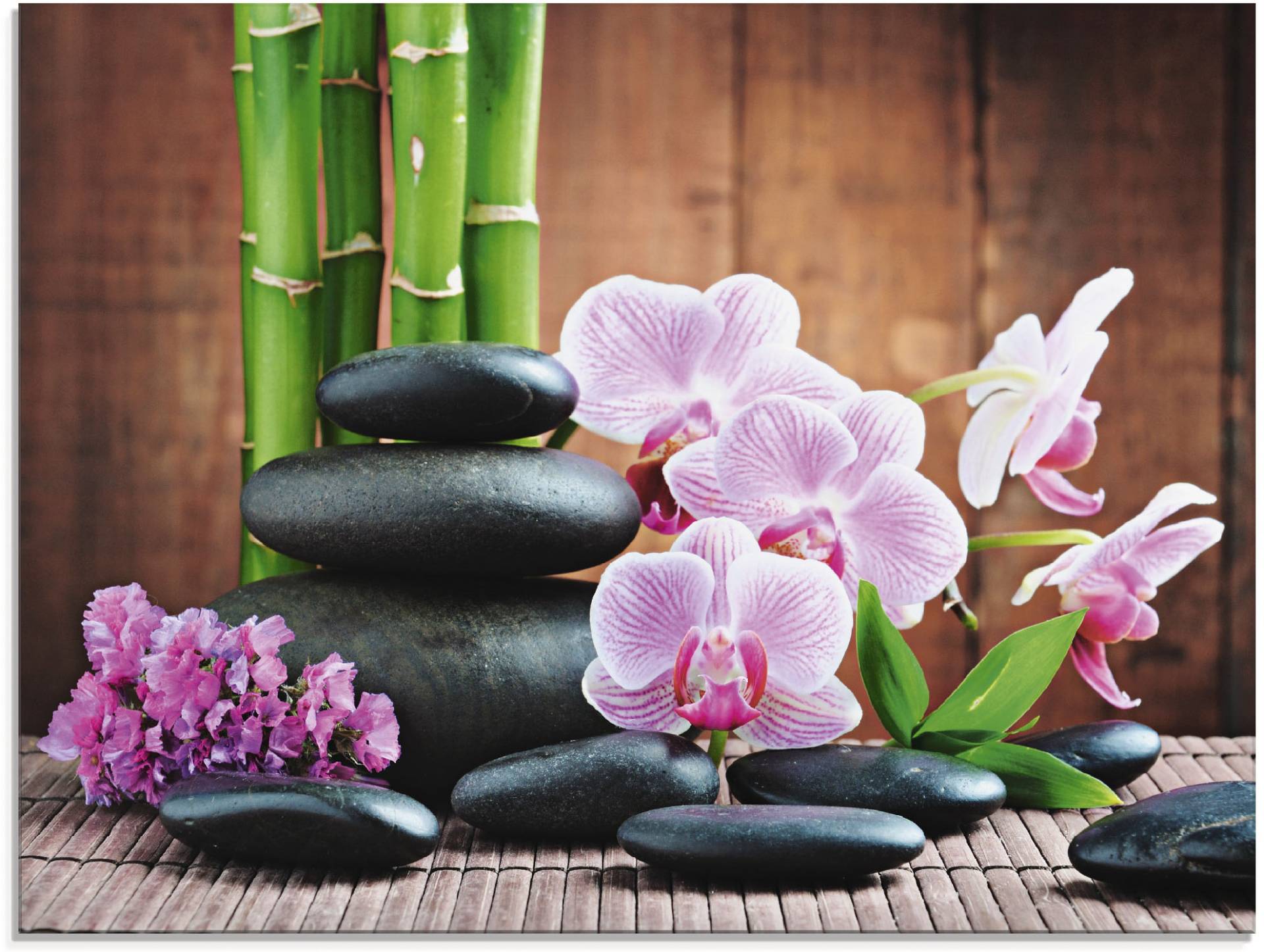 Artland Glasbild »Spa Konzept Zen Steinen Orchideen«, Zen, (1 St.), in verschiedenen Grössen Artland Glasbild »Spa Konzept Zen Steinen Orchideen«, Zen, (1 St.), in verschiedenen Grössen von Artland