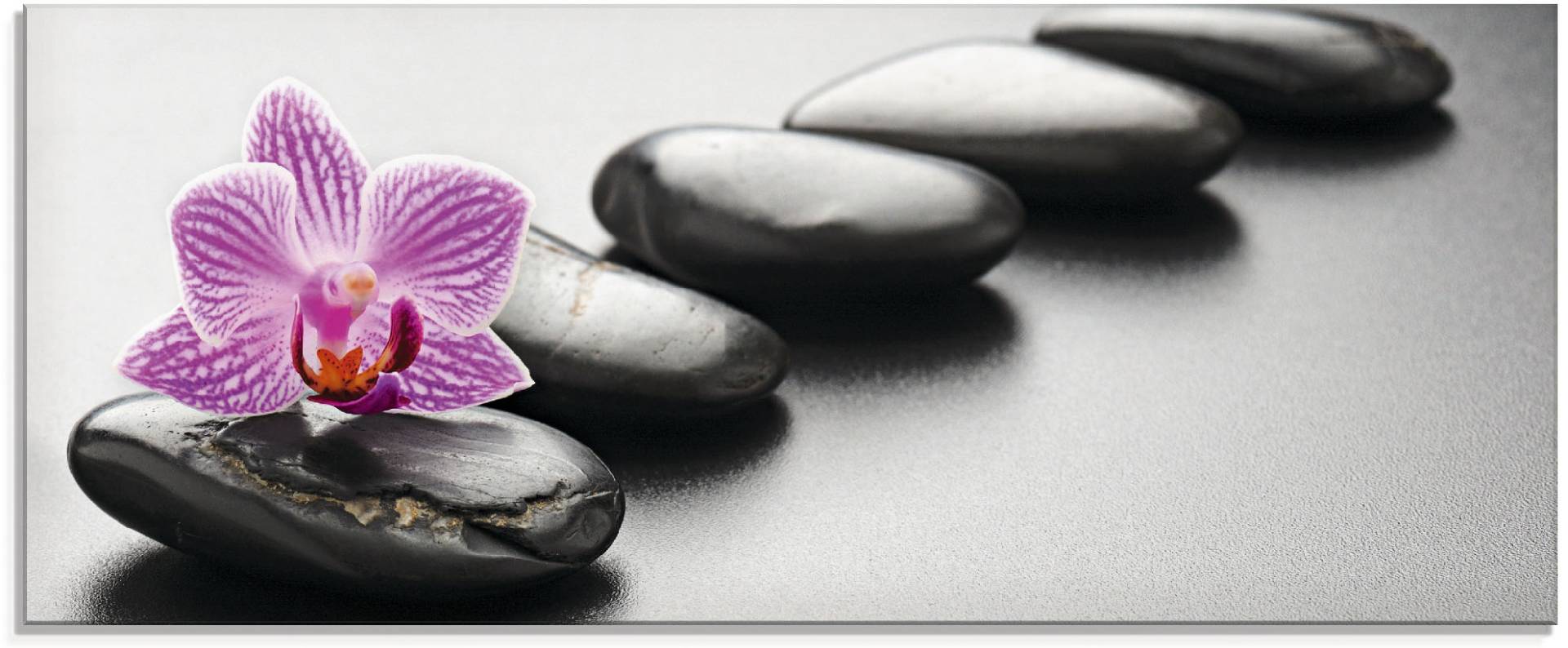 Artland Glasbild »Spa-Konzept mit Zen Steinen und Orchidee«, Zen, (1 St.), in verschiedenen Grössen Artland Glasbild »Spa-Konzept mit Zen Steinen und Orchidee«, Zen, (1 St.), in verschiedenen Grössen von Artland