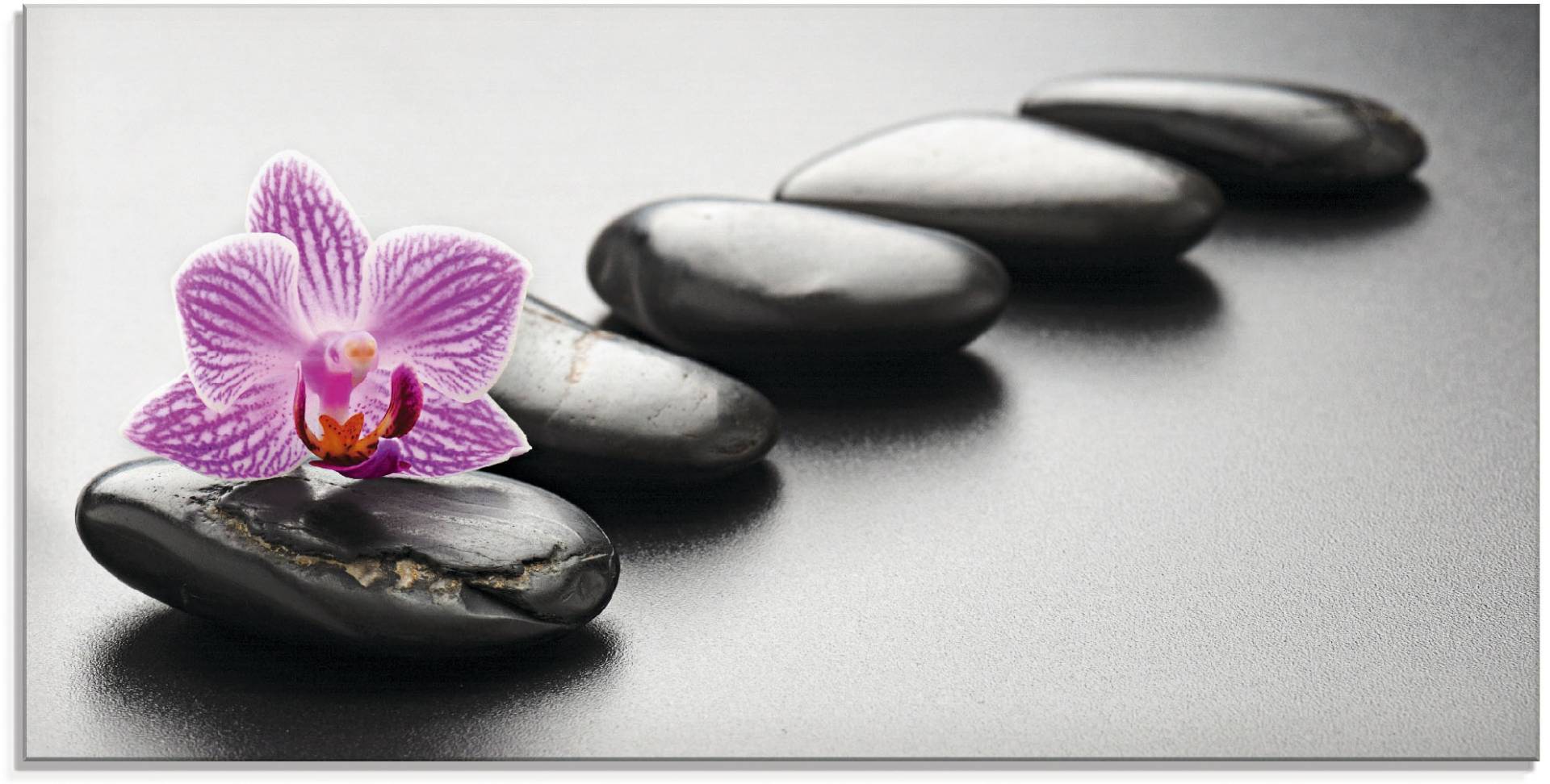 Artland Glasbild »Spa-Konzept mit Zen Steinen und Orchidee«, Zen, (1 St.), in verschiedenen Grössen Artland Glasbild »Spa-Konzept mit Zen Steinen und Orchidee«, Zen, (1 St.), in verschiedenen Grössen von Artland