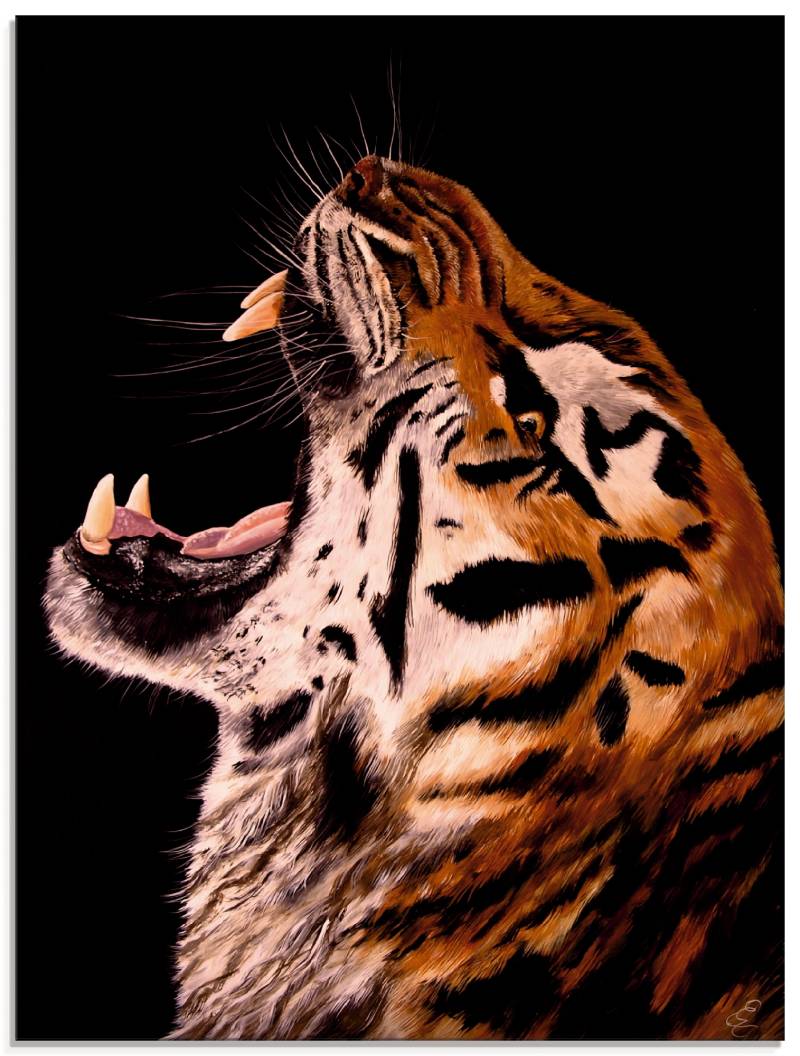 Artland Glasbild »Tiger«, Wildtiere, (1 St.), in verschiedenen Grössen von Artland