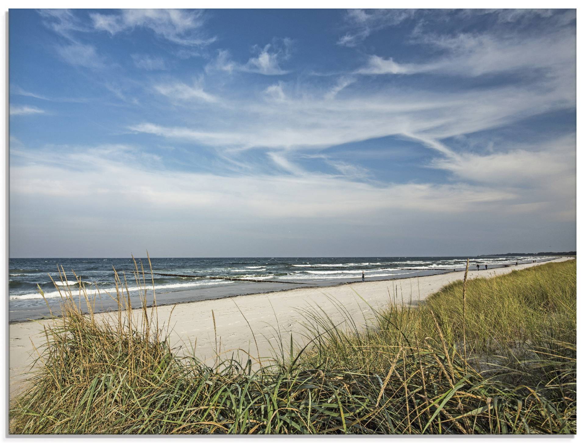 Artland Glasbild »Urlaubsfeeling Strand«, Strand, (1 St.), in verschiedenen Grössen von Artland