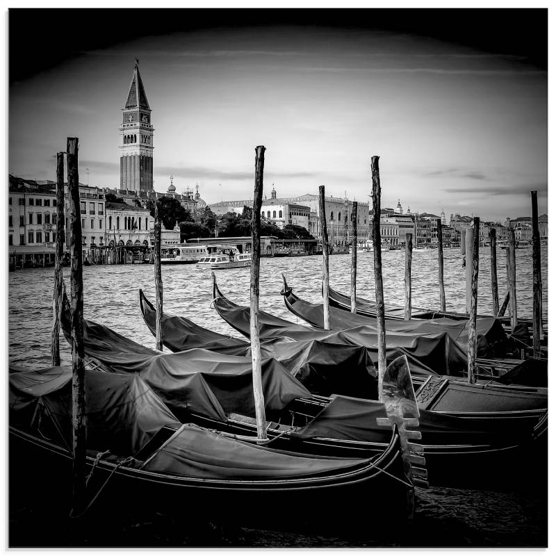 Artland Glasbild »Venedig Canal Grande & Markusturm II«, Italien, (1 St.), in verschiedenen Grössen von Artland