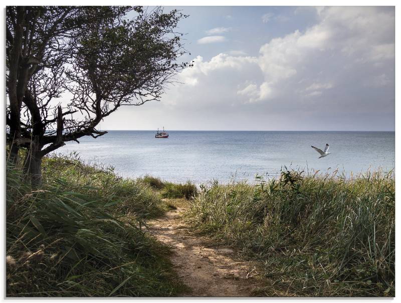 Artland Glasbild »Wege zum Meer....«, Gewässer, (1 St.), in verschiedenen Grössen von Artland