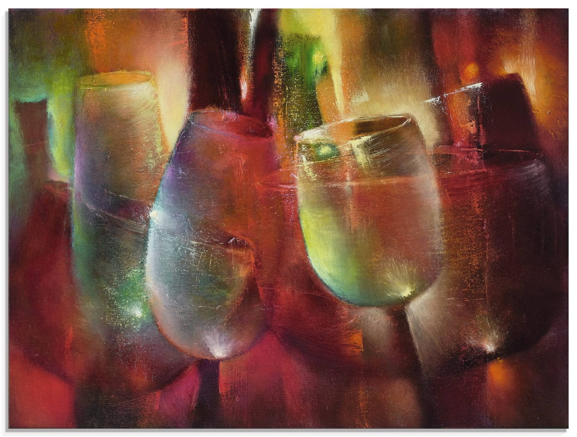 Artland Glasbild »Zu später Stunde II«, Getränke, (1 St.), in verschiedenen Grössen von Artland