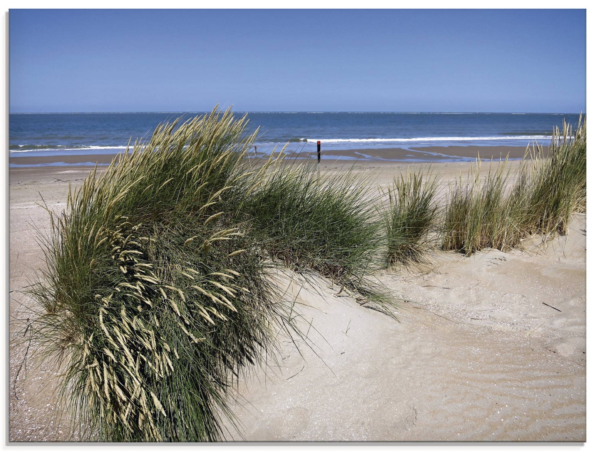 Artland Glasbild »wellige Dünenlandschaft«, Strand, (1 St.), in verschiedenen Grössen von Artland