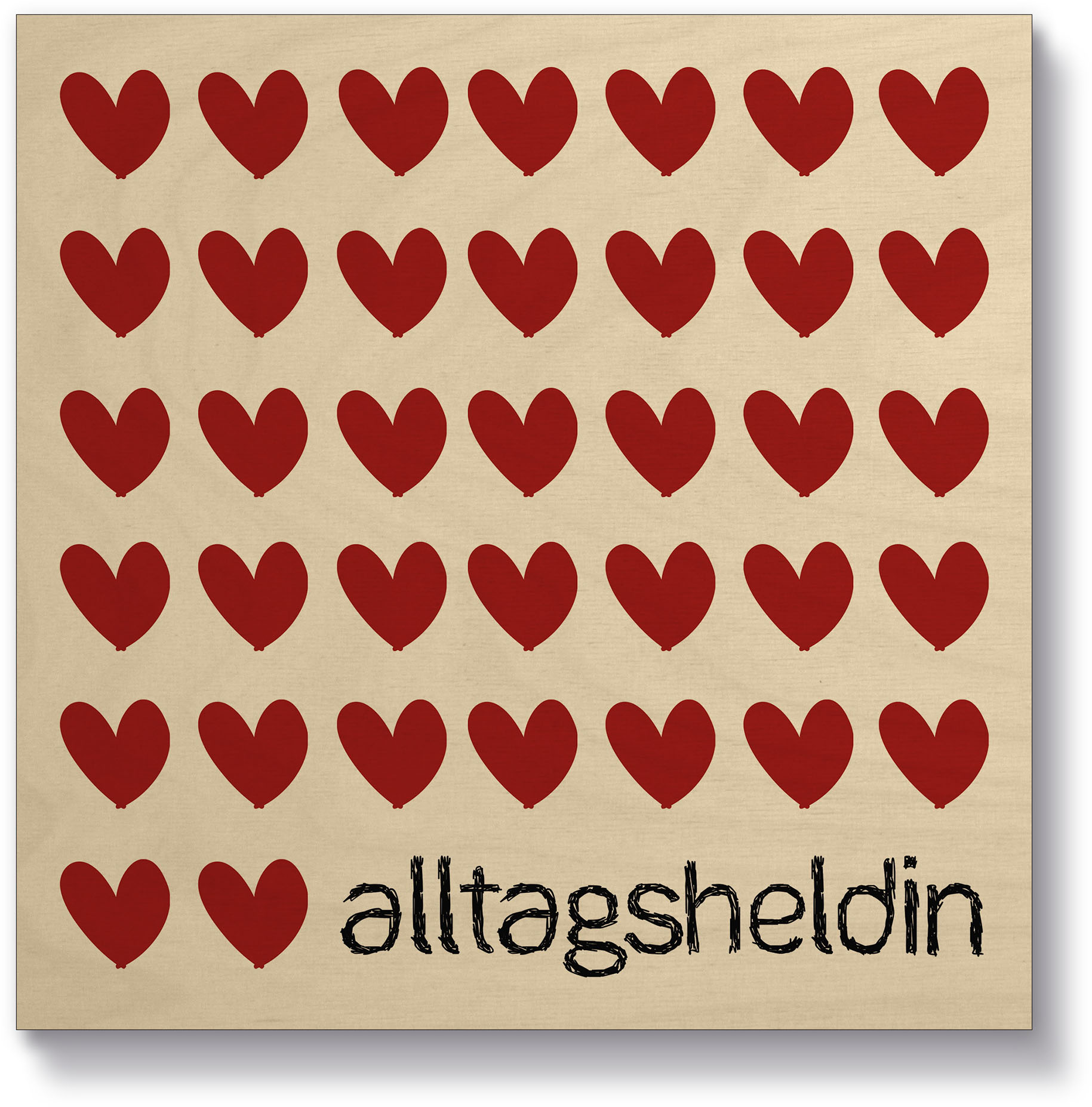 Artland Holzbild »Alltagsheldin«, Liebessprüche, (1 St.) von Artland