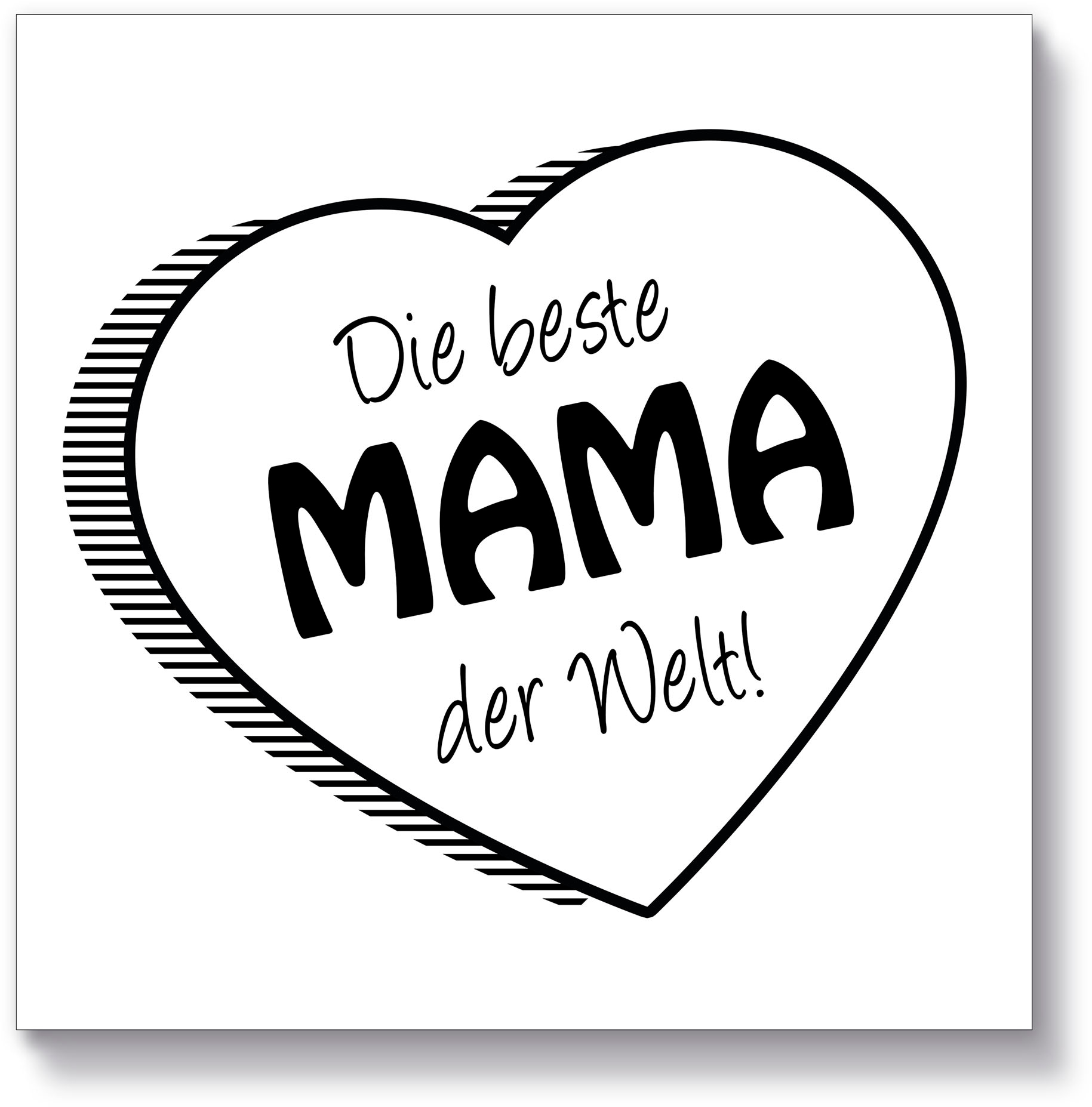 Artland Holzbild »Die beste Mama der Welt«, Sprüche & Texte, (1 St.) von Artland