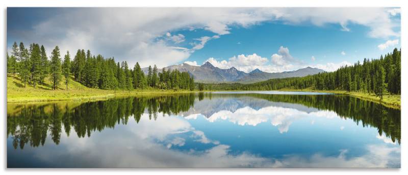 Artland Küchenrückwand »Bergsee«, (1 tlg.), Alu Spritzschutz mit Klebeband, einfache Montage von Artland