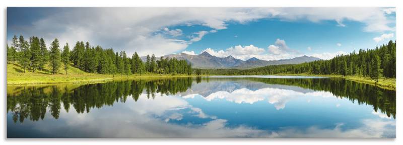 Artland Küchenrückwand »Bergsee«, (1 tlg.), Alu Spritzschutz mit Klebeband, einfache Montage von Artland