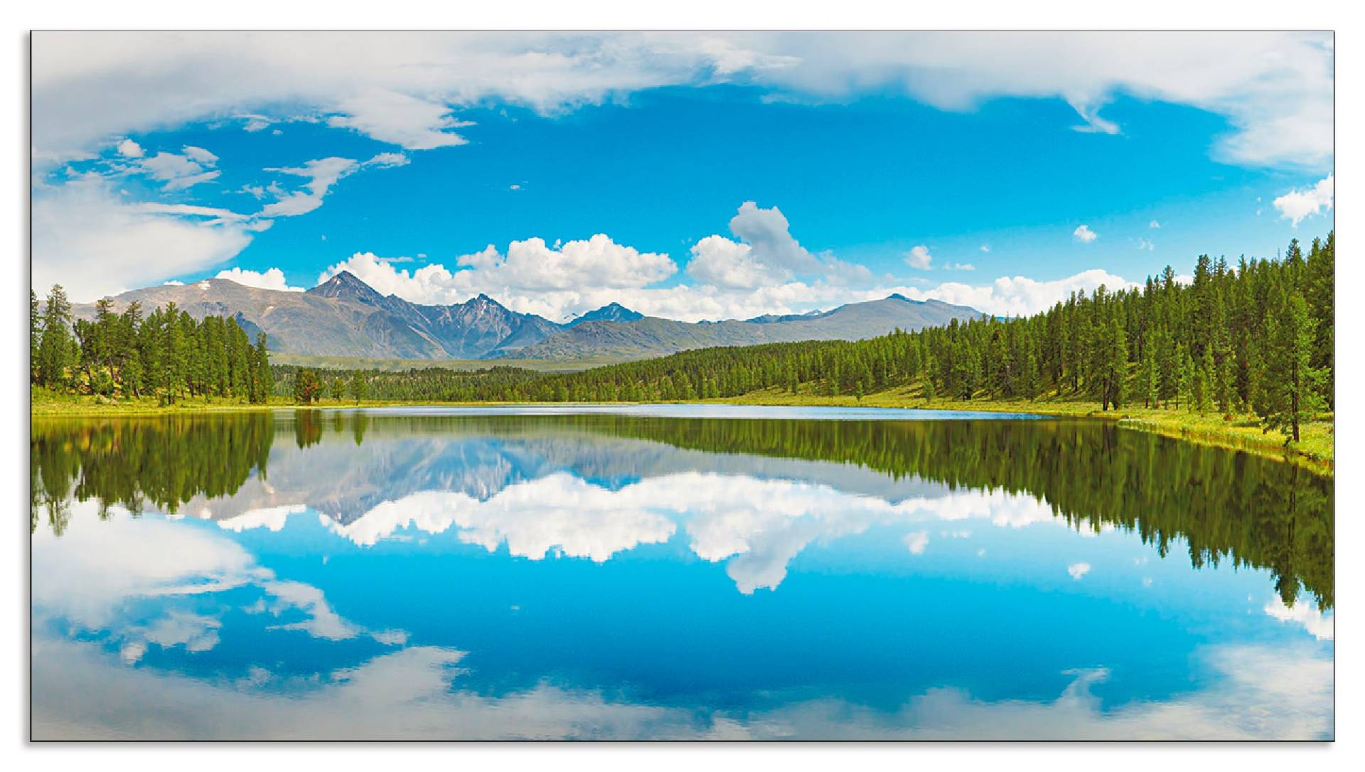 Artland Küchenrückwand »Bergsee«, (1 tlg.), Alu Spritzschutz mit Klebeband, einfache Montage von Artland