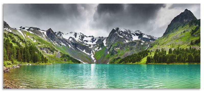 Artland Küchenrückwand »Bergsee«, (1 tlg.), Alu Spritzschutz mit Klebeband, einfache Montage von Artland