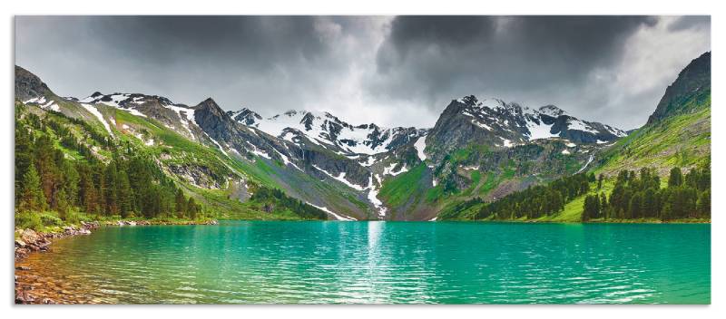 Artland Küchenrückwand »Bergsee«, (1 tlg.), Alu Spritzschutz mit Klebeband, einfache Montage von Artland