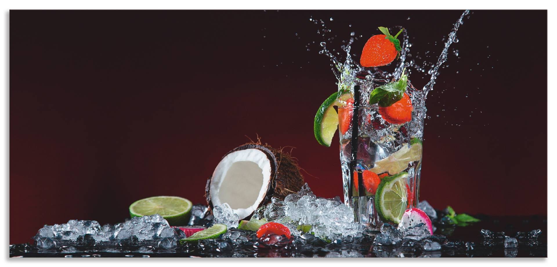 Artland Küchenrückwand »Frischer Fruchtcocktail«, (1 tlg.), Alu Spritzschutz mit Klebeband, einfache Montage Artland Küchenrückwand »Frischer Fruchtcocktail«, (1 tlg.), Alu Spritzschutz mit Klebeband, einfache Montage von Artland