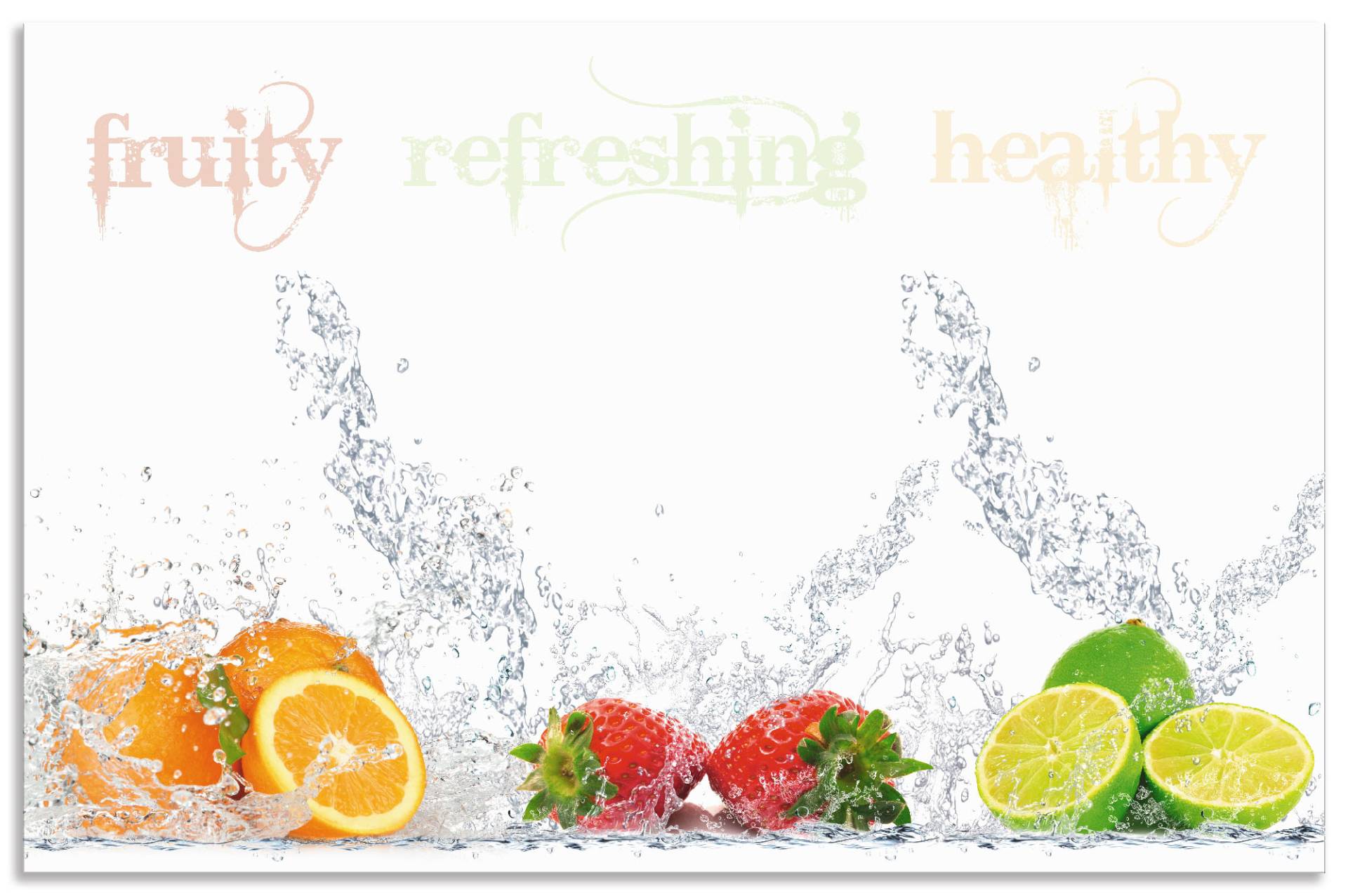 Artland Küchenrückwand »Fruchtig erfrischend gesund Fruchtmix«, (1 tlg.), Alu Spritzschutz mit Klebeband, einfache Montage Artland Küchenrückwand »Fruchtig erfrischend gesund Fruchtmix«, (1 tlg.), Alu Spritzschutz mit Klebeband, einfache Montage von Artland
