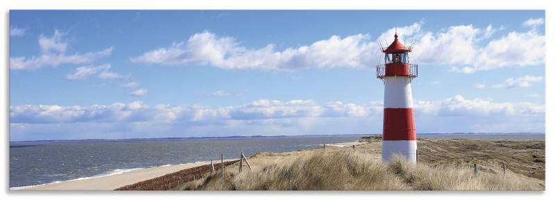 Artland Küchenrückwand »Leuchtturm Sylt«, (1 tlg.), Alu Spritzschutz mit Klebeband, einfache Montage von Artland