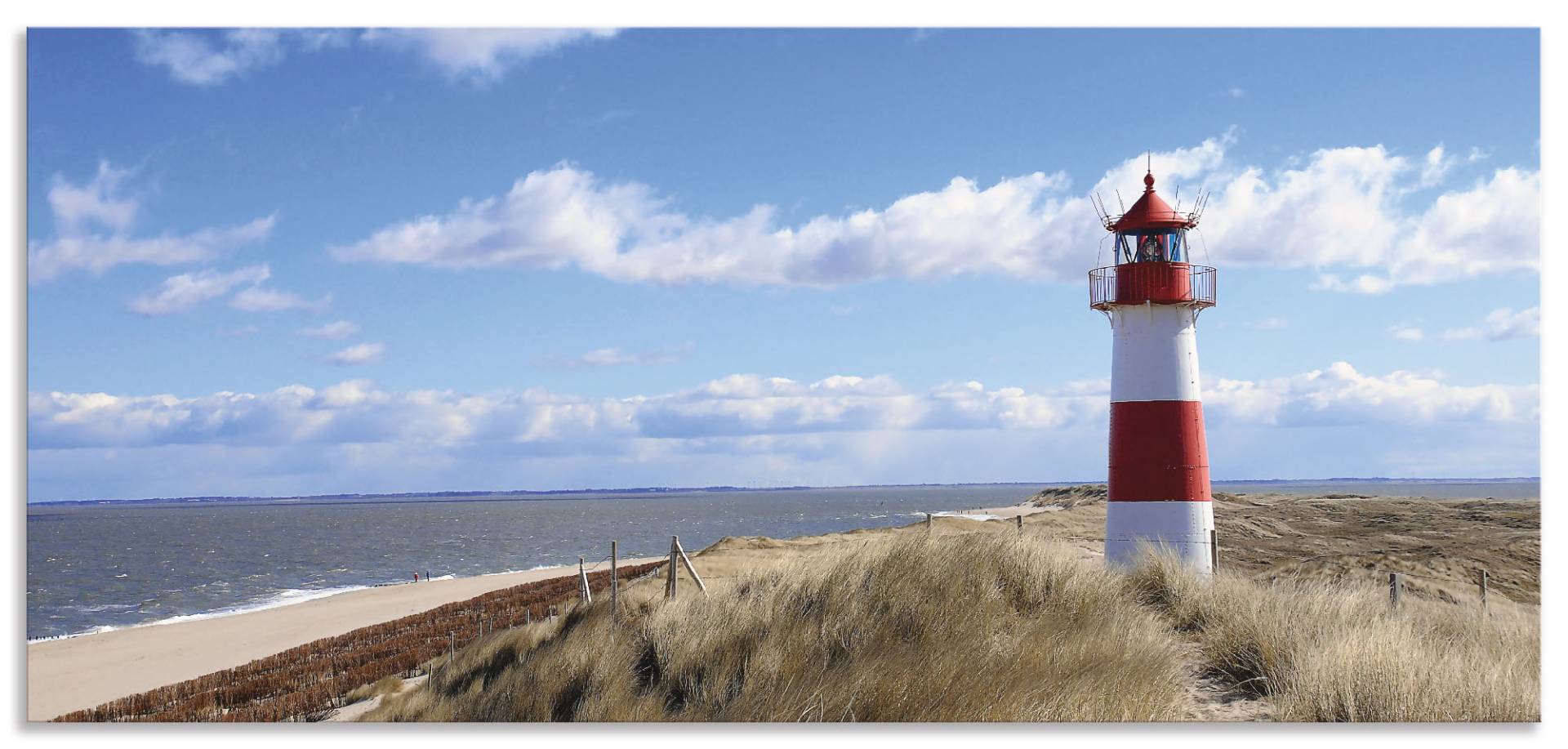 Artland Küchenrückwand »Leuchtturm Sylt«, (1 tlg.), Alu Spritzschutz mit Klebeband, einfache Montage von Artland