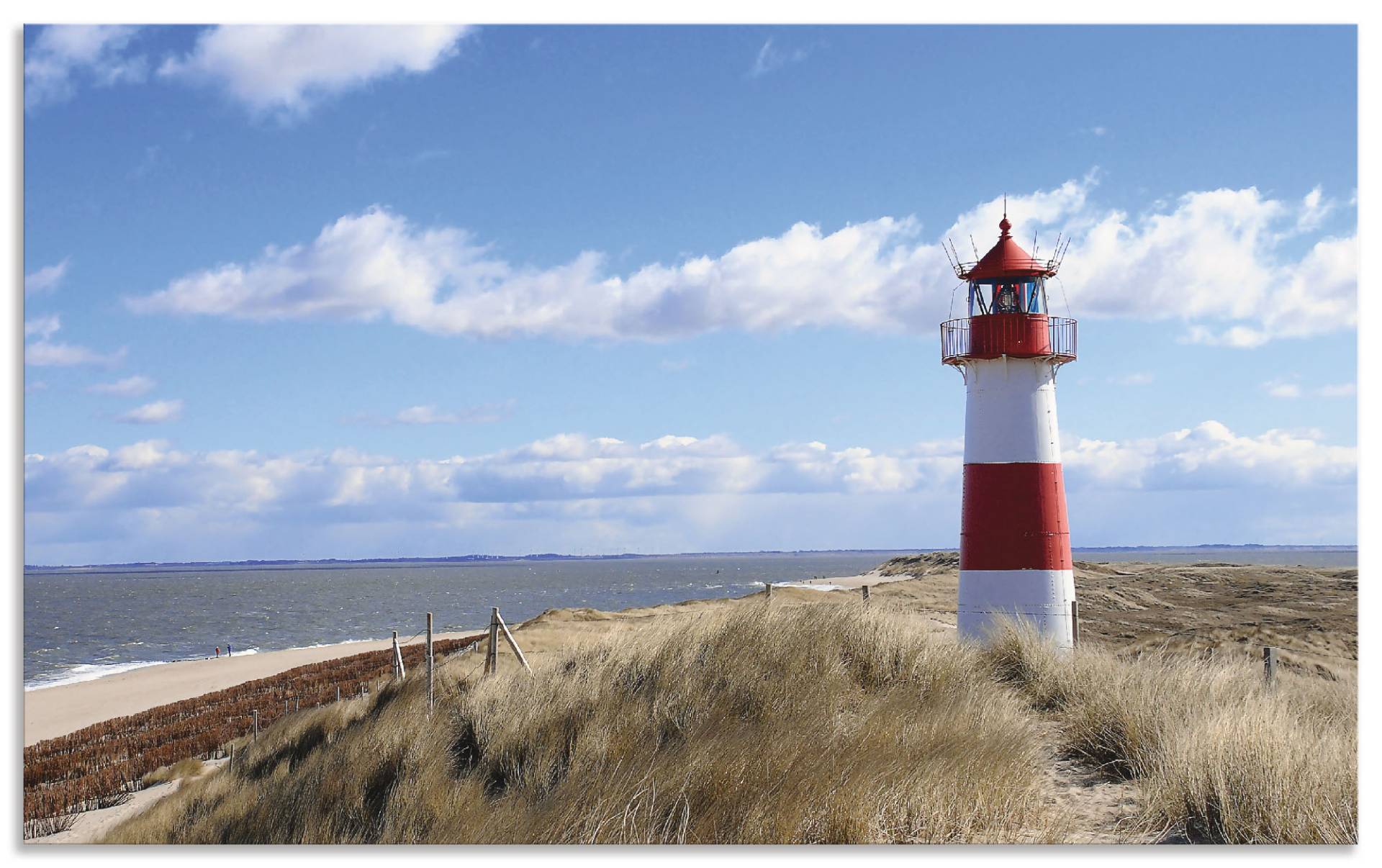 Artland Küchenrückwand »Leuchtturm Sylt«, (1 tlg.), Alu Spritzschutz mit Klebeband, einfache Montage von Artland