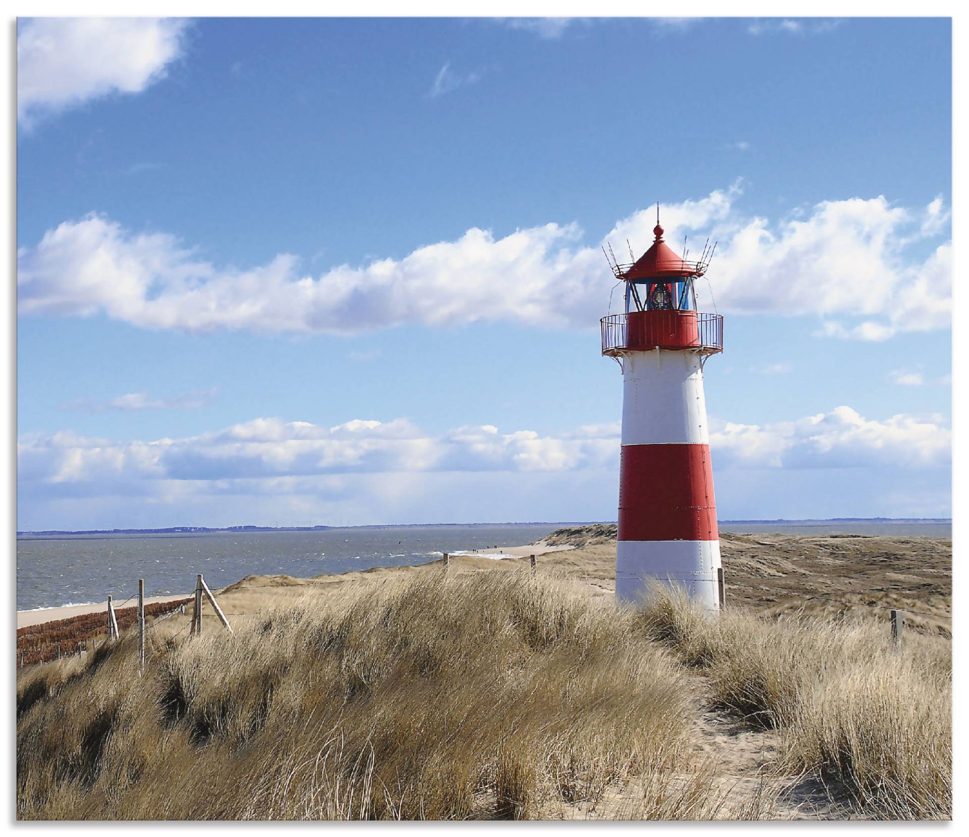 Artland Küchenrückwand »Leuchtturm Sylt«, (1 tlg.), Alu Spritzschutz mit Klebeband, einfache Montage von Artland