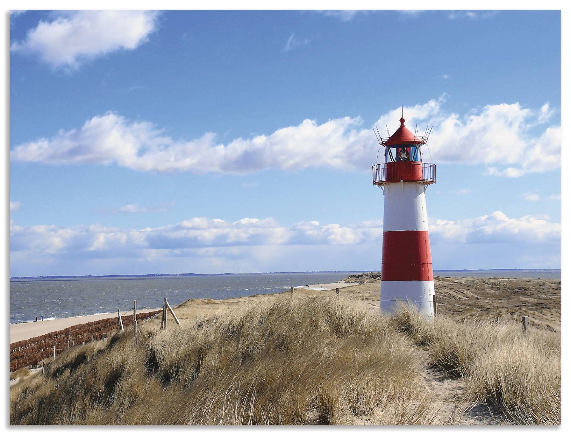 Artland Küchenrückwand »Leuchtturm Sylt«, (1 tlg.), Alu Spritzschutz mit Klebeband, einfache Montage von Artland