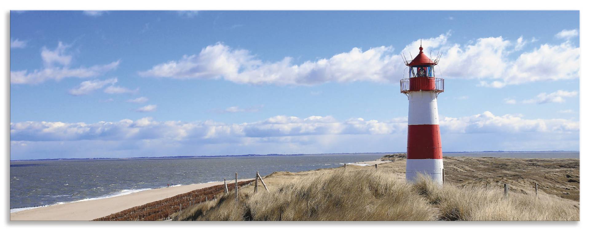 Artland Küchenrückwand »Leuchtturm Sylt«, (1 tlg.), Alu Spritzschutz mit Klebeband, einfache Montage von Artland