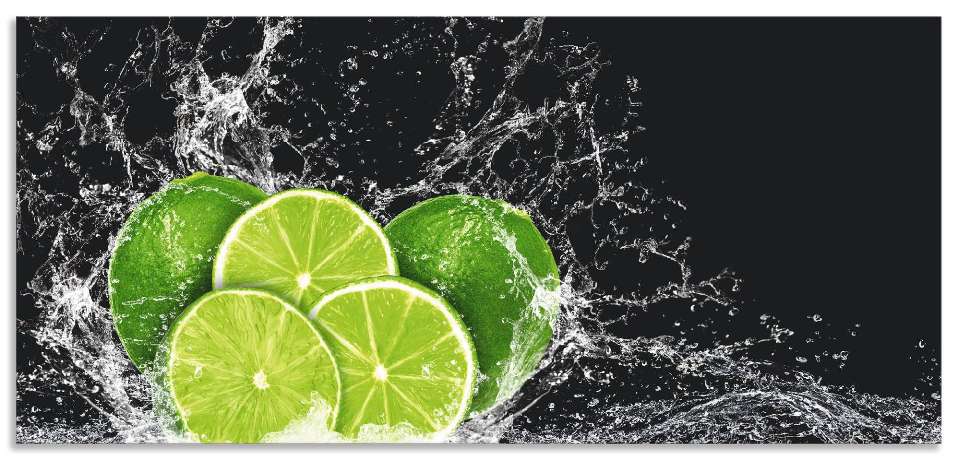 Artland Küchenrückwand »Limone mit Spritzwasser«, (1 tlg.), Alu Spritzschutz mit Klebeband, einfache Montage Artland Küchenrückwand »Limone mit Spritzwasser«, (1 tlg.), Alu Spritzschutz mit Klebeband, einfache Montage von Artland