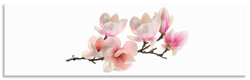 Artland Küchenrückwand »Magnolie«, (1 tlg.), Alu Spritzschutz mit Klebeband, einfache Montage von Artland