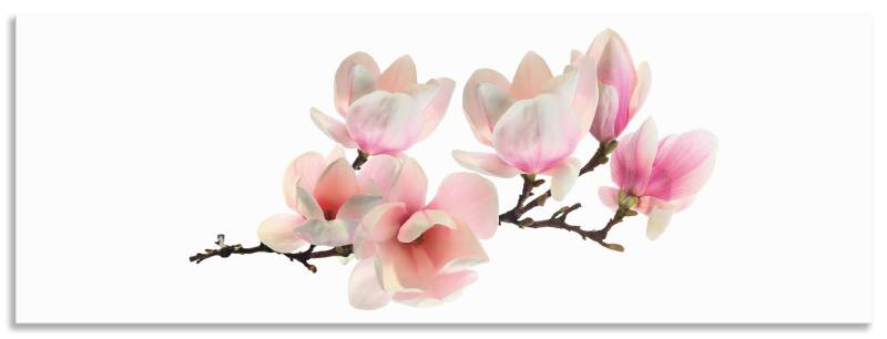 Artland Küchenrückwand »Magnolie«, (1 tlg.), Alu Spritzschutz mit Klebeband, einfache Montage von Artland