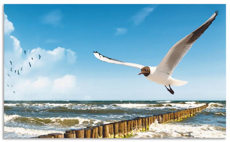 Artland Küchenrückwand »Ostsee«, (1 tlg.), Alu Spritzschutz mit Klebeband, einfache Montage von Artland