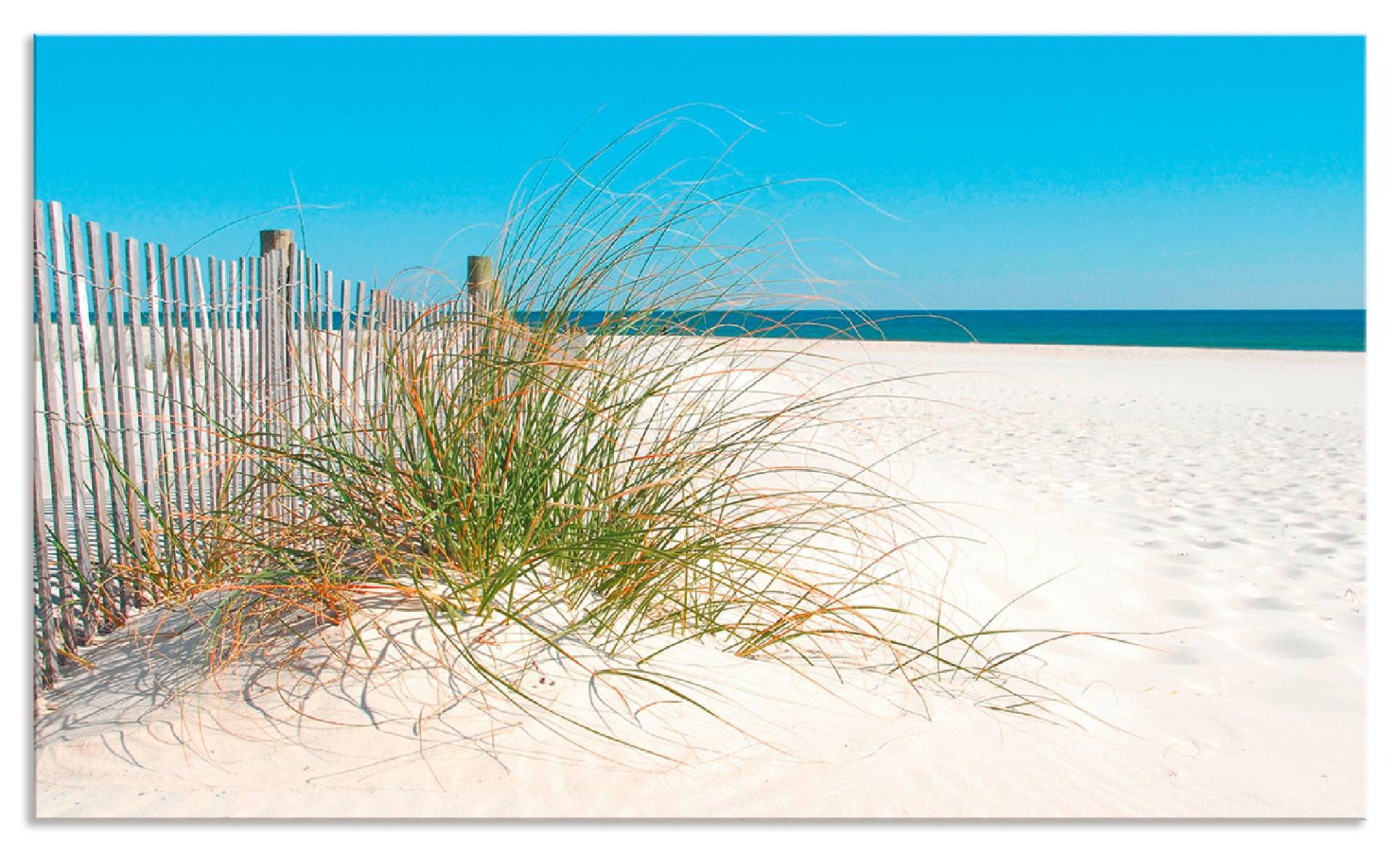 Artland Küchenrückwand »Schöne Sanddüne mit Gräsern und Zaun«, (1 tlg.), Alu Spritzschutz mit Klebeband, einfache Montage Artland Küchenrückwand »Schöne Sanddüne mit Gräsern und Zaun«, (1 tlg.), Alu Spritzschutz mit Klebeband, einfache Montage von Artland