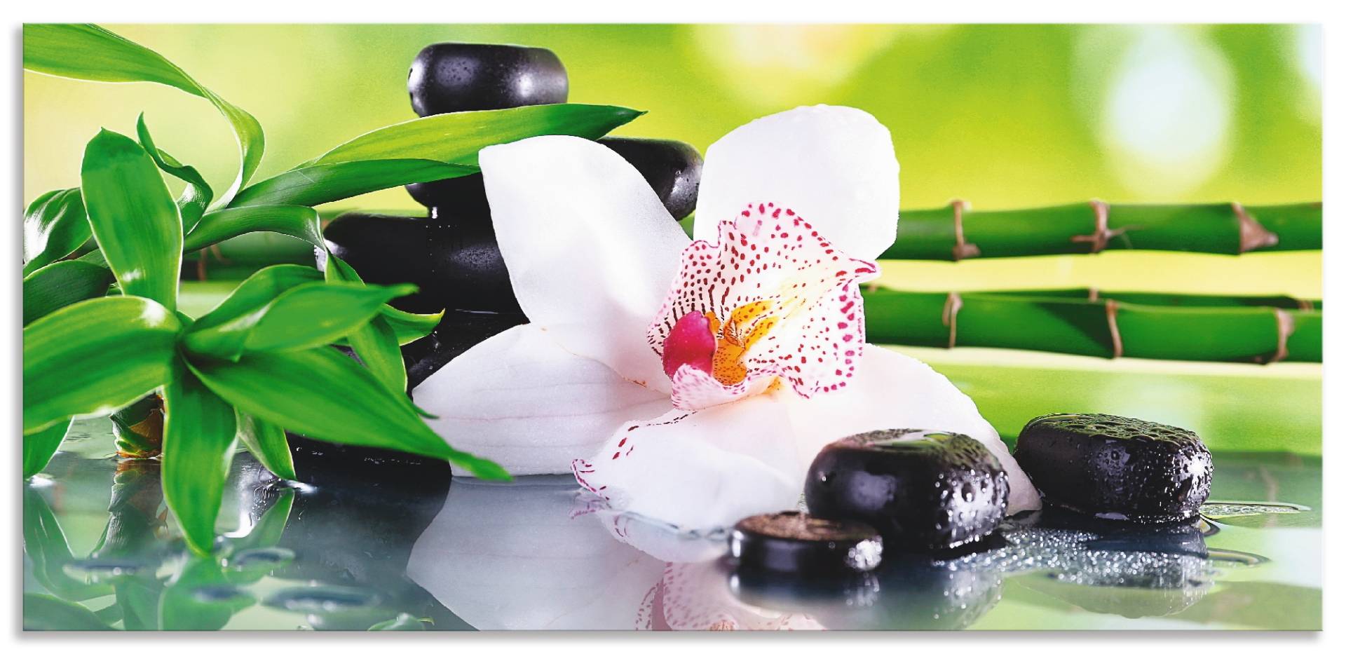 Artland Küchenrückwand »Spa Steine Bambus Zweige Orchidee«, (1 tlg.), Alu Spritzschutz mit Klebeband, einfache Montage Artland Küchenrückwand »Spa Steine Bambus Zweige Orchidee«, (1 tlg.), Alu Spritzschutz mit Klebeband, einfache Montage von Artland