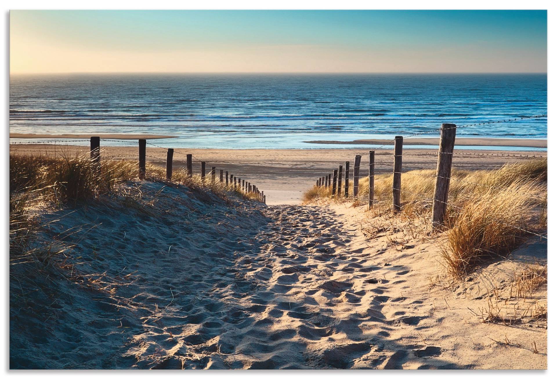 Artland Küchenrückwand »Weg zum Nordseestrand Sonnenuntergang«, (1 tlg.), Alu Spritzschutz mit Klebeband, einfache Montage Artland Küchenrückwand »Weg zum Nordseestrand Sonnenuntergang«, (1 tlg.), Alu Spritzschutz mit Klebeband, einfache Montage von Artland