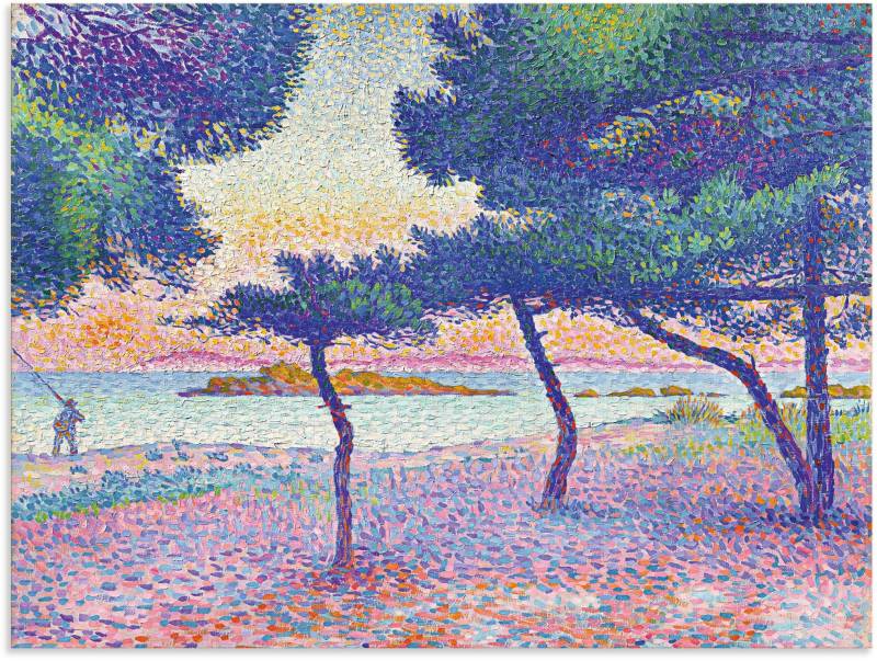 Artland Kunstdruck »Der Strand von Saint-Clair. 1896«, Wiesen & Baumbilder, (1 St.), als Alubild, Leinwandbild, Wandaufkleber oder Poster in versch. Grössen von Artland