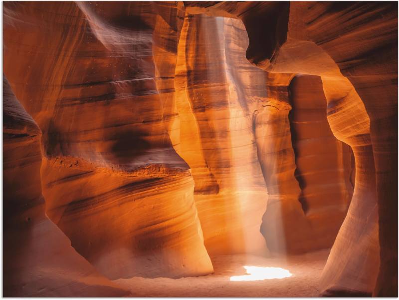 Artland Leinwandbild »Antelope Canyon Lichtsäule II«, Amerika, (1 St.), auf Keilrahmen gespannt von Artland