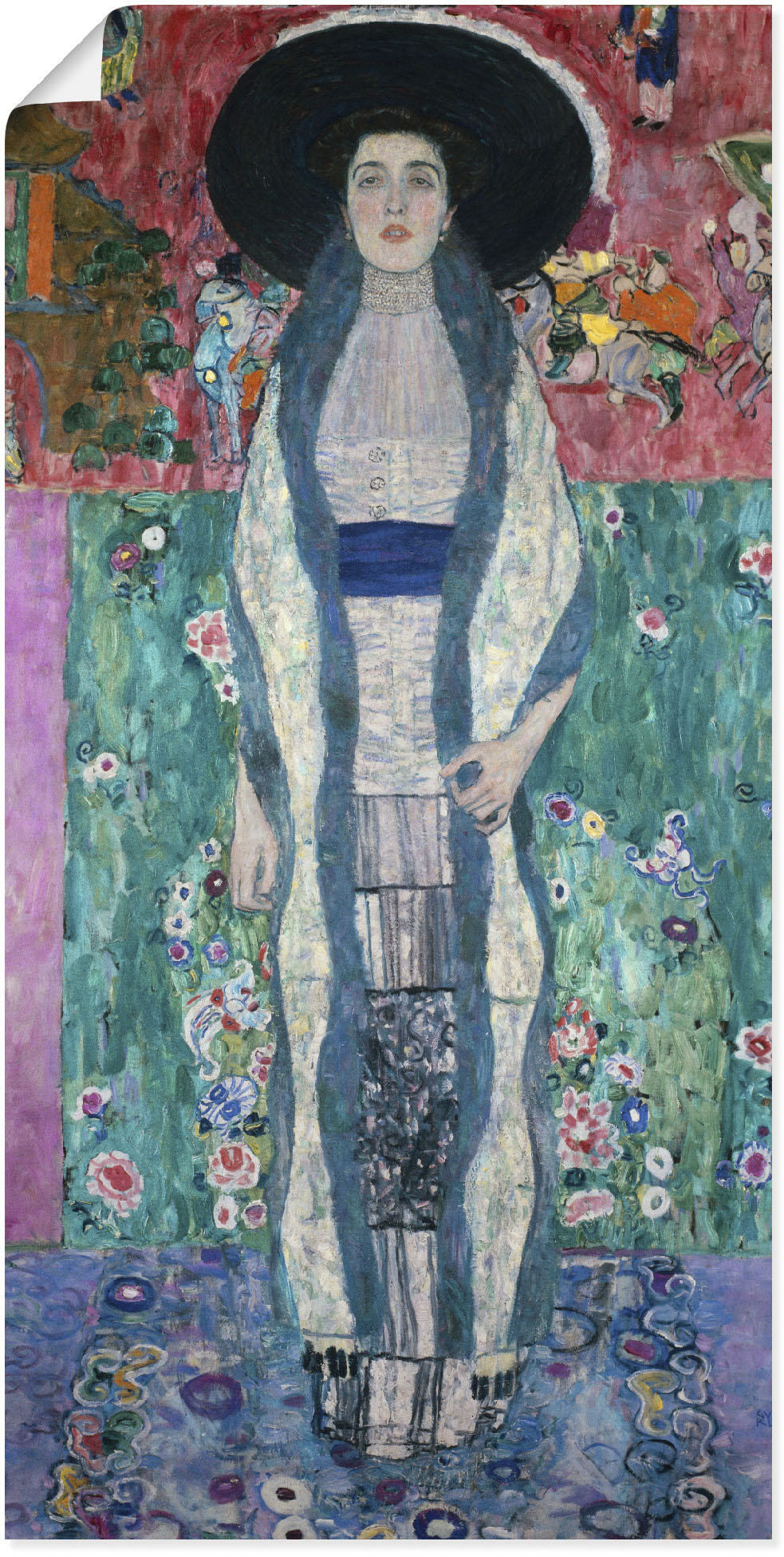 Artland Leinwandbild »Bildnis Adele Bloch-Bauer II. 1912«, Frau, (1 St.), auf Keilrahmen gespannt von Artland