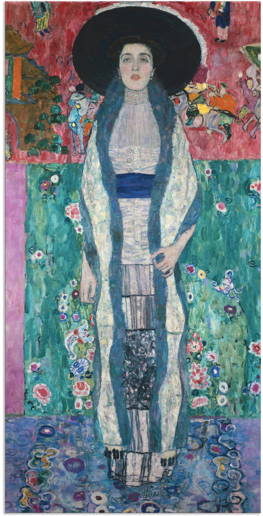 Artland Leinwandbild »Bildnis Adele Bloch-Bauer II. 1912«, Frau, (1 St.), auf Keilrahmen gespannt von Artland