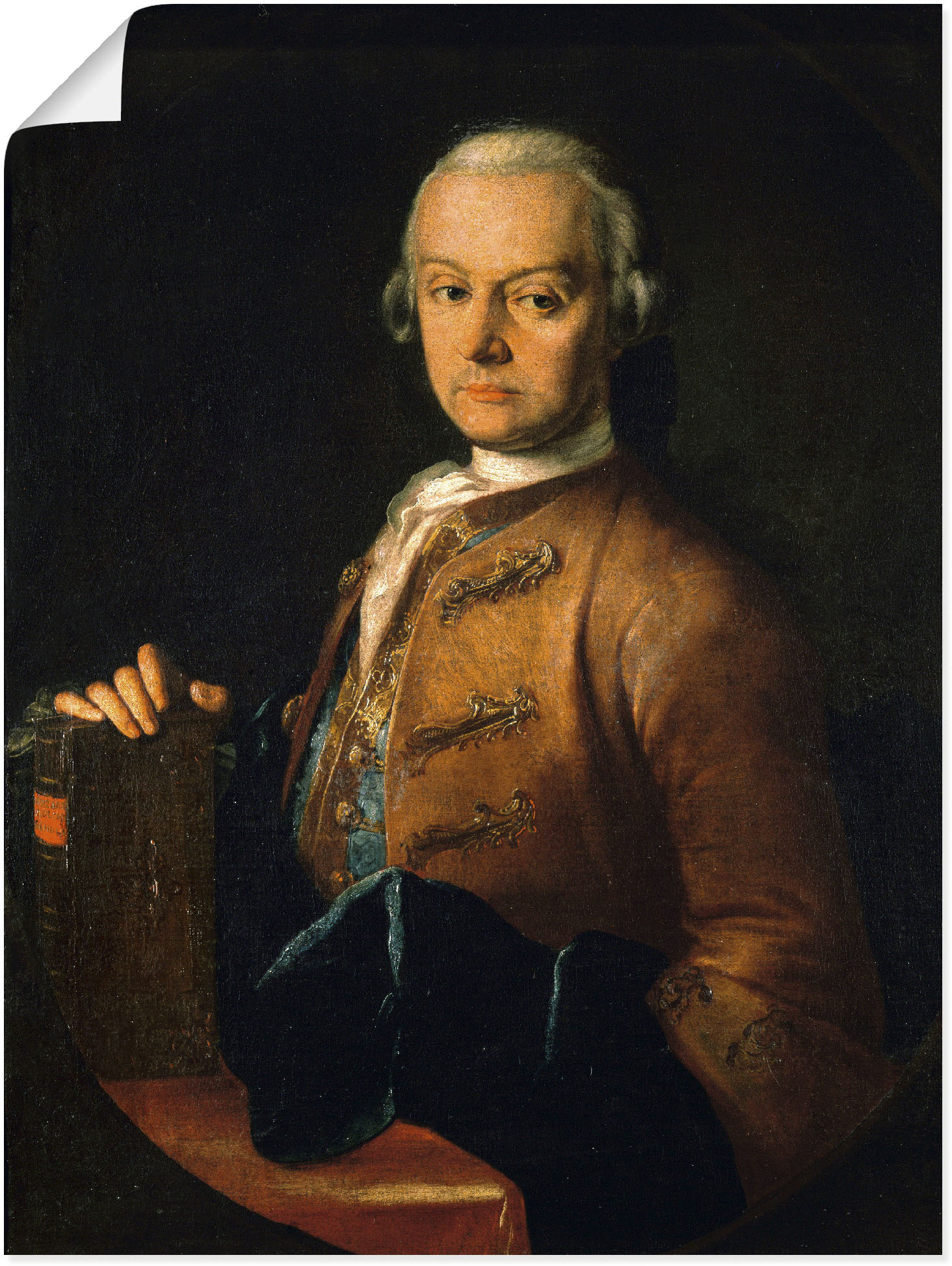 Artland Leinwandbild »Bildnis Leopold Mozart. Um 1765«, Menschen, (1 St.), auf Keilrahmen gespannt von Artland