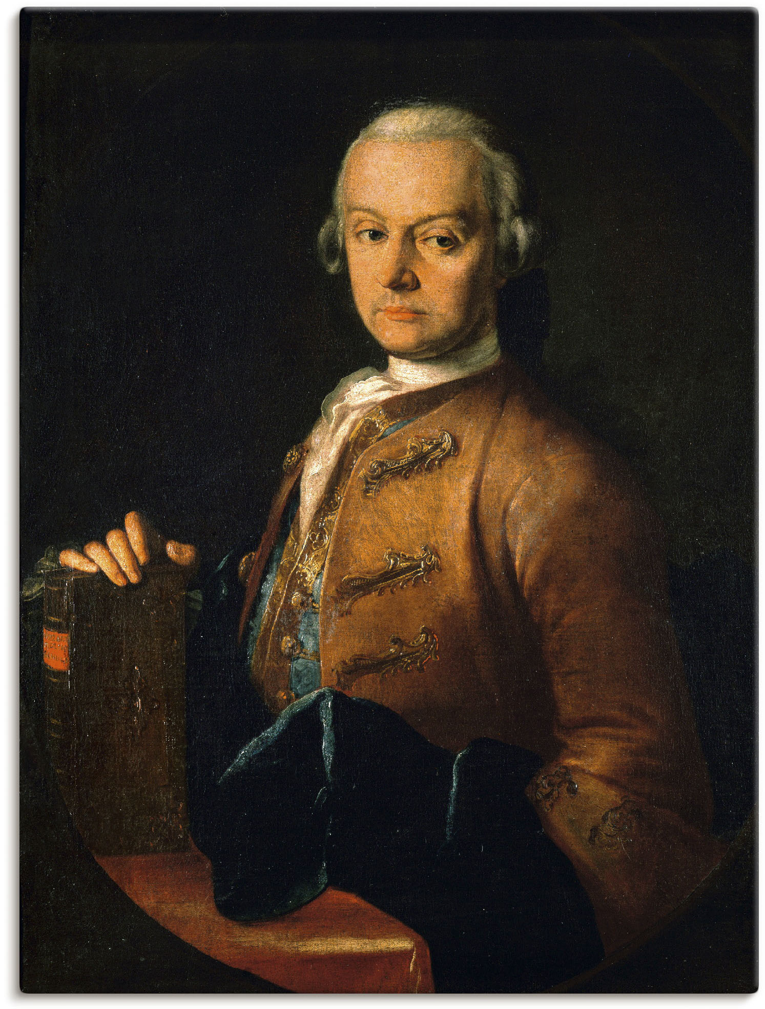 Artland Leinwandbild »Bildnis Leopold Mozart. Um 1765«, Menschen, (1 St.), auf Keilrahmen gespannt von Artland