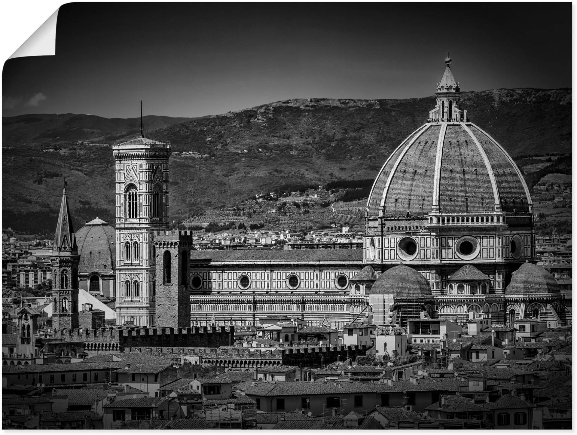 Artland Leinwandbild »Florenz Piazzale Michelangelo«, Italien, (1 St.), auf Keilrahmen gespannt von Artland