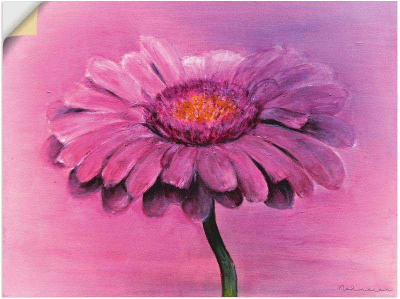 Artland Leinwandbild »Gerbera«, Blumen, (1 St.), auf Keilrahmen gespannt von Artland