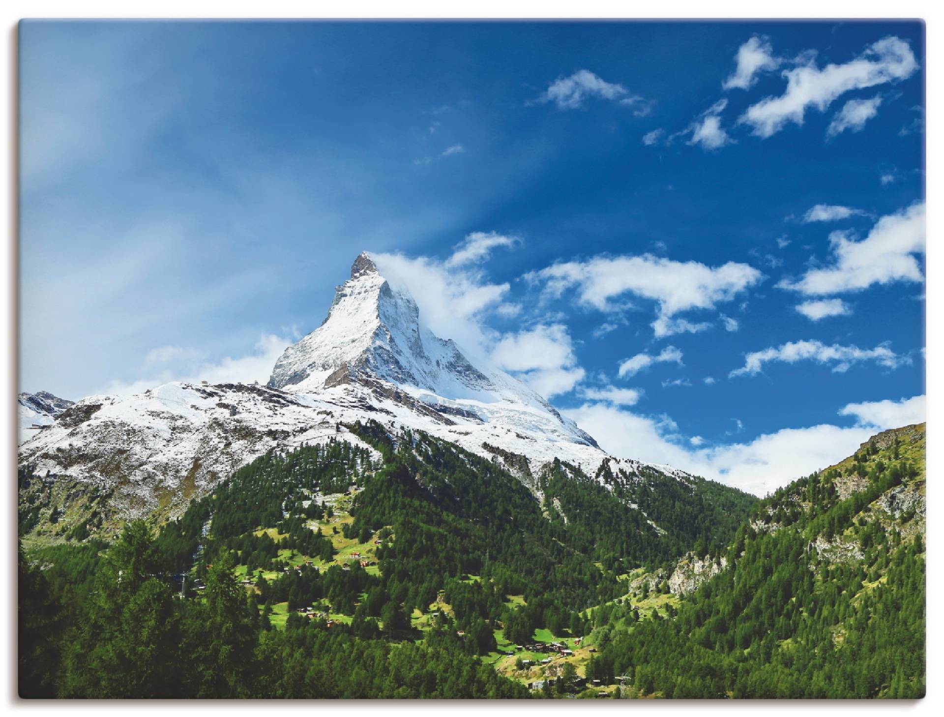 Artland Leinwandbild »Matterhorn«, Berge, (1 St.), auf Keilrahmen gespannt von Artland