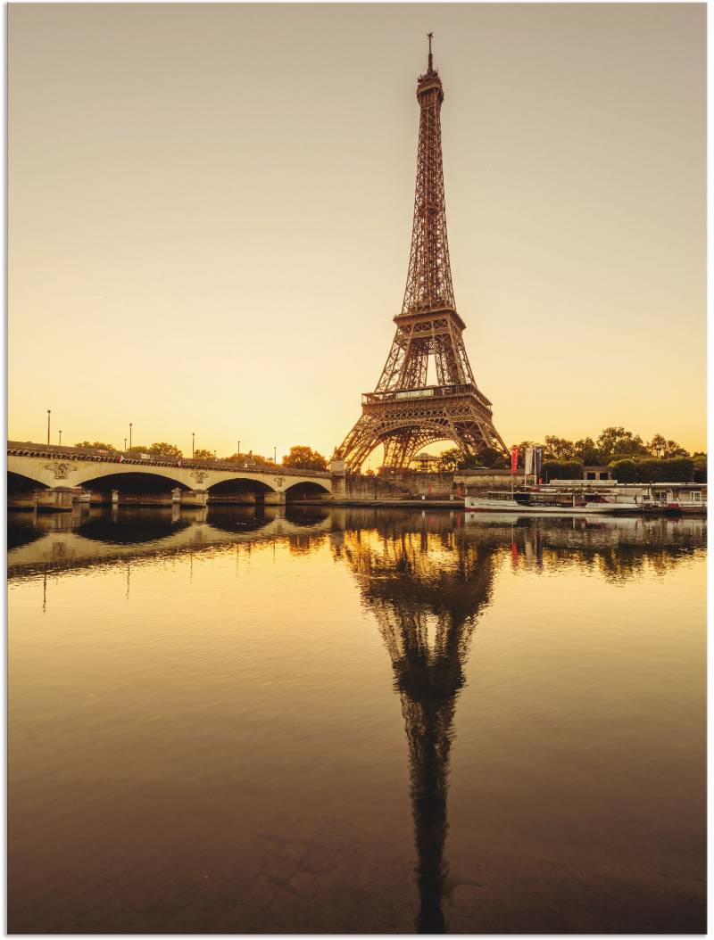 Artland Leinwandbild »Paris Eiffelturm V«, Gebäude, (1 St.), auf Keilrahmen gespannt von Artland