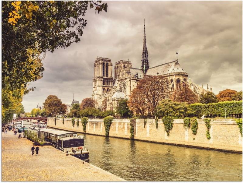 Artland Leinwandbild »Paris Notre-Dame I«, Frankreich, (1 St.), auf Keilrahmen gespannt von Artland