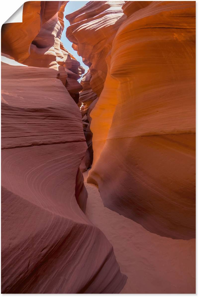 Artland Leinwandbild »Pfade durch den Antelope Canyon«, Bilder von Amerika, (1 St.), auf Keilrahmen gespannt von Artland