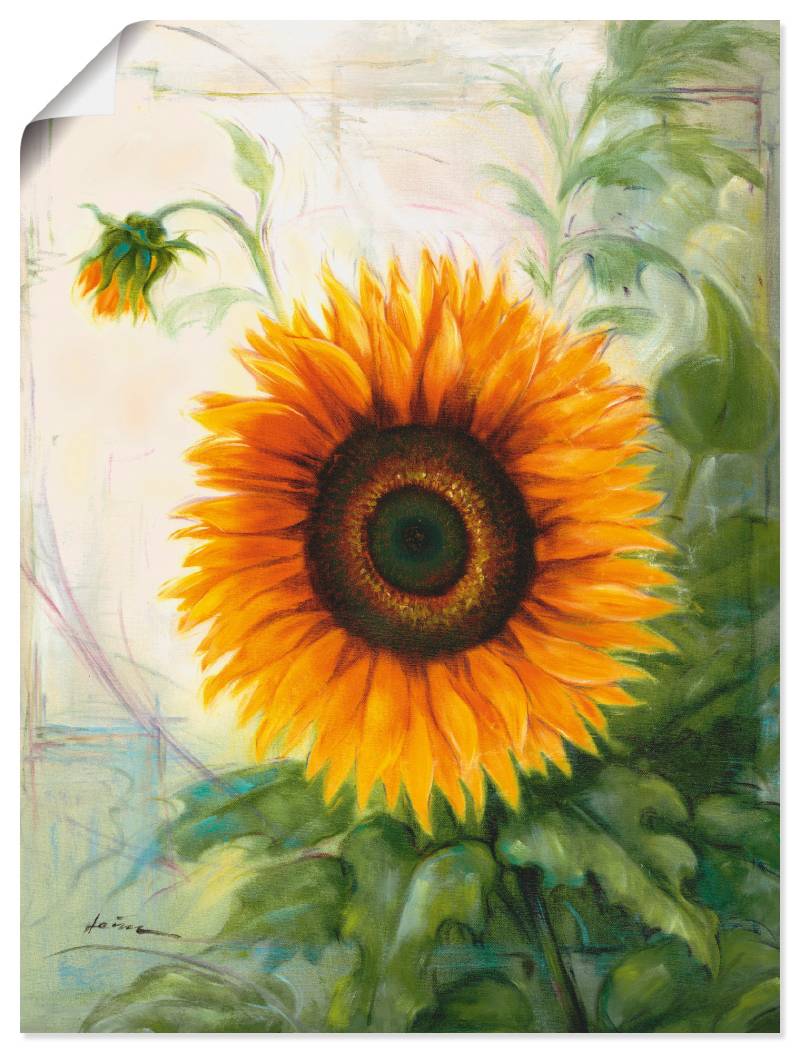 Artland Leinwandbild »Sonnenblume«, Blumen, (1 St.), auf Keilrahmen gespannt von Artland