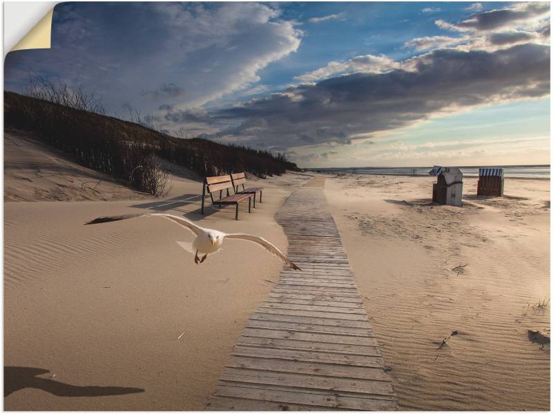 Artland Leinwandbild »Strandimpressionen«, Strand, (1 St.), auf Keilrahmen gespannt von Artland