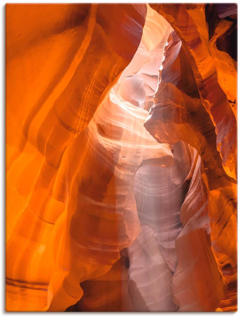 Artland Poster »Antelope Canyon«, Amerika, (1 St.), als Leinwandbild, Wandaufkleber oder Poster in versch. Grössen von Artland